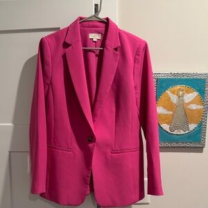 LOFT Women's Vibrant Pink Blazer